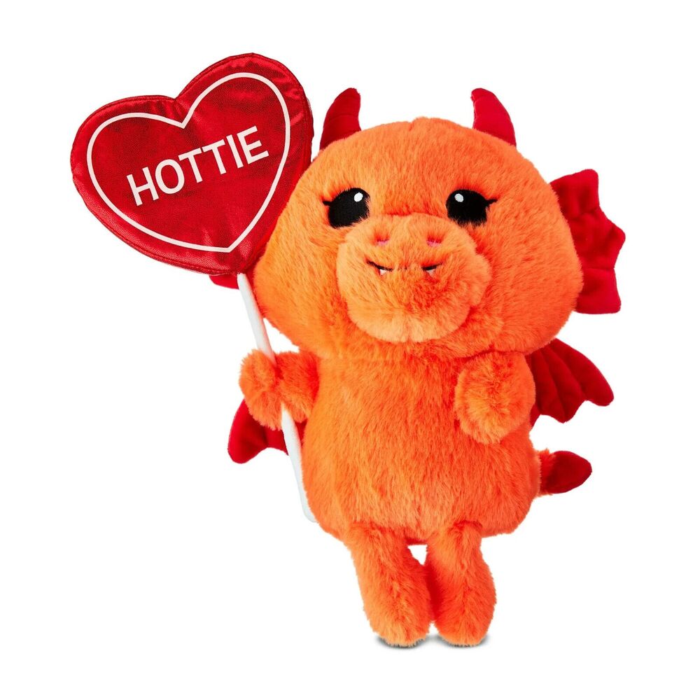 Valentine's Day Hottie Lollipop Dragon Plush, 10 in, by Way To Celebrate